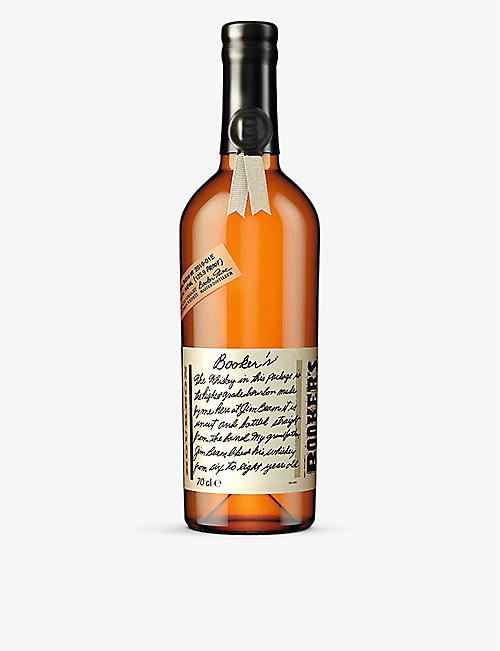 WHISKY AND BOURBON: Booker's 2022 Kentucky straight bourbon whisky 700ml