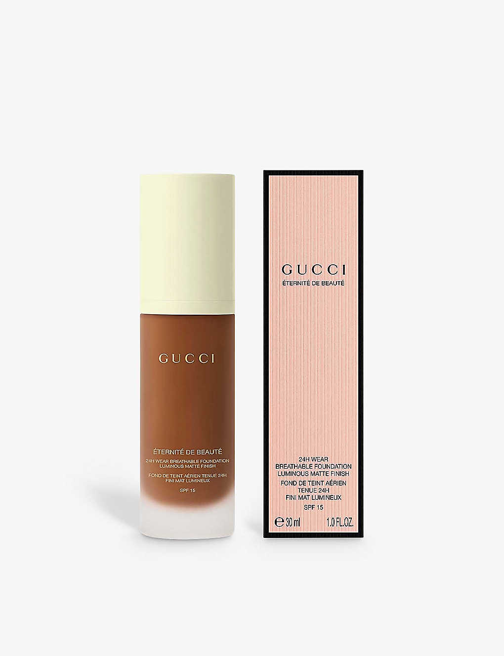 Gucci Nude (lingerie) Eternité De Beauté Foundation Spf 15 In 430n Med Deep
