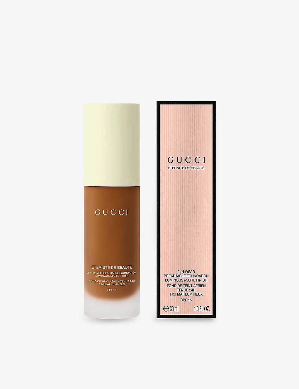 Gucci Nude (lingerie) Eternité De Beauté Foundation Spf 15 In 450o Med Deep