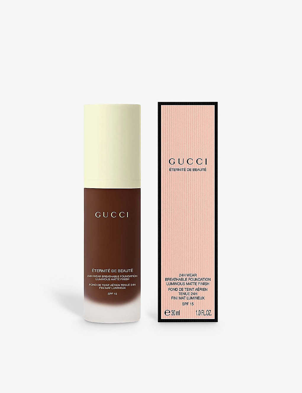 Gucci Nude (lingerie) Eternité De Beauté Foundation Spf 15 In 520c Deep
