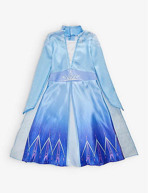 DRESS UP: Elsa travelling woven fancy dress costume 7-8 years