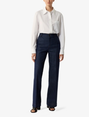 SOEUR: California high-rise wide-leg jeans