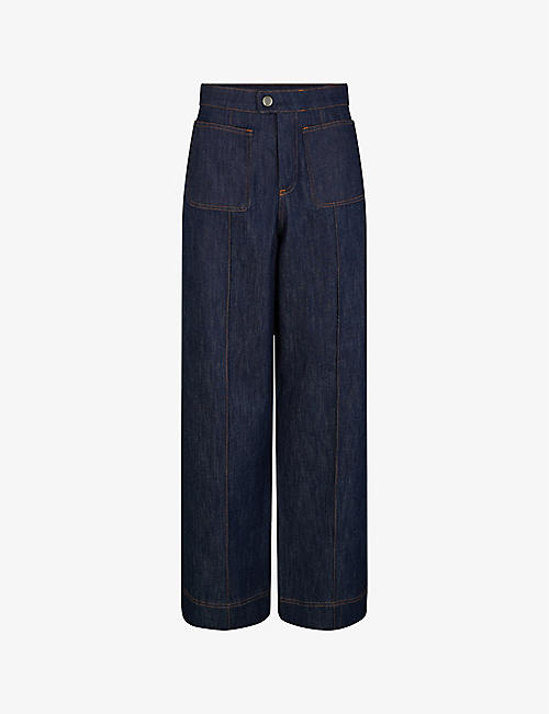 SOEUR: Harry wide-leg twin-pocket jeans