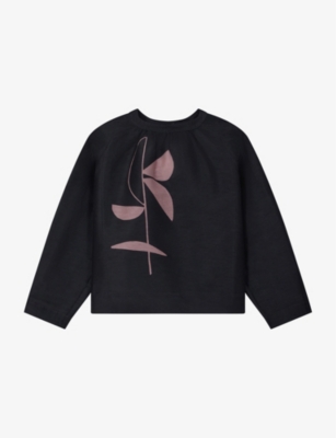 SOEUR: Scarlett abstract-print linen and silk-blend blouse