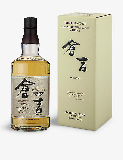 WHISKY AND BOURBON: Matsui The Kurayoshi pure-malt Japanese whisky 700ml