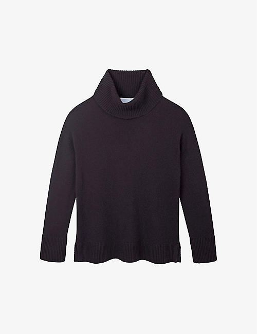 THE WHITE COMPANY: Roll-neck relaxed-fit cashmere jumper