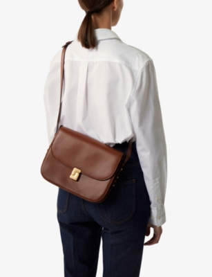 SOEUR: Belissima maxi leather cross-body bag