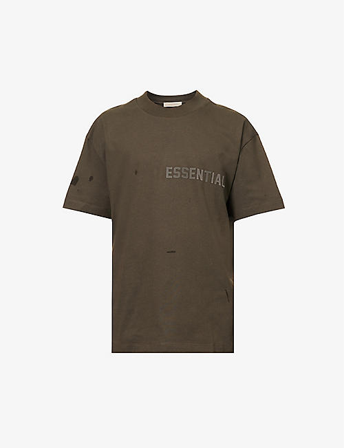 FOG X ESSENTIALS: ESSENTIALS brand-print cotton T-shirt
