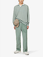 FOG X ESSENTIALS: ESSENTIALS relaxed-fit wide-leg cotton-corduroy trousers