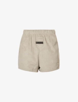 Essentials Relaxed-fit Cotton-corduroy In Seal