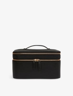 SMYTHSON - Panama double-zip leather vanity case | Selfridges.com