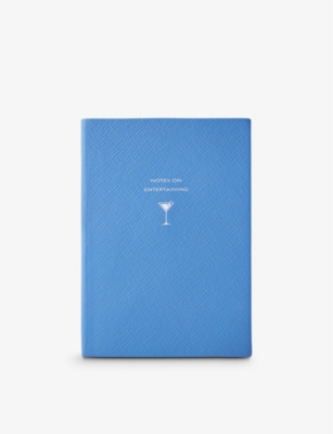 SMYTHSON - Fiona Leahy Notes on Entertaining Soho leather notebook 14cm ...