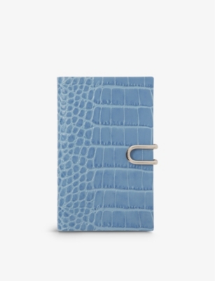 SMYTHSON Panama Living My Best Life textured-leather notebook