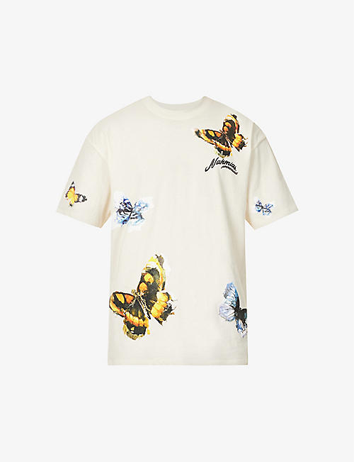 NAHMIAS: Butterfly relaxed-fit cotton-jersey T-shirt