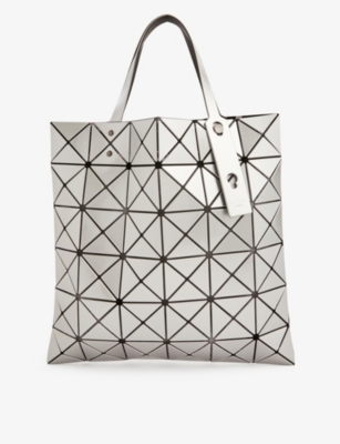 Pleats Please Issey Miyake Pleated Drawstring-closure Woven Tote