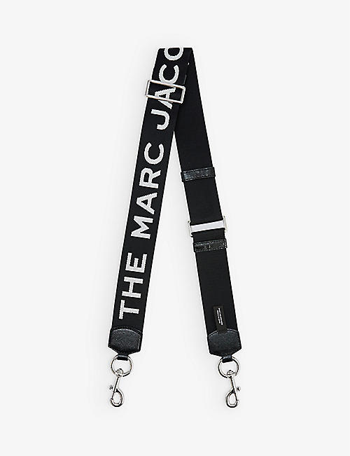 MARC JACOBS: Graphic-print webbed logo strap
