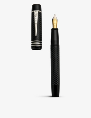 ONOTO: Magna Classic acrylic with chasing and sterling-silver fountain pen