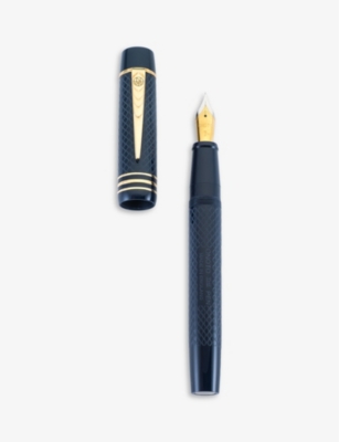 ONOTO: Magna Classic acrylic with chasing and 23ct yellow-gold plated sterling-silver fountain pen