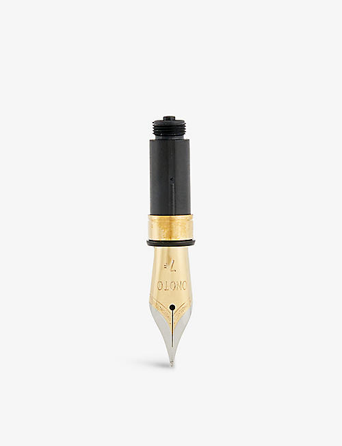 ONOTO: Fine yellow gold-plated stainless steel fountain pen nib replacement