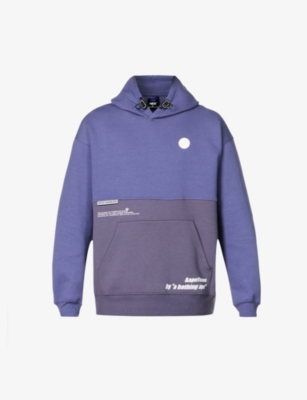 AAPE - Logo-print relaxed-fit cotton-blend hoody | Selfridges.com