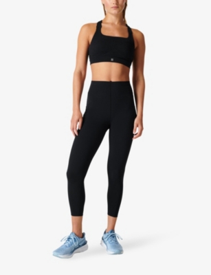Sweaty Betty Womens Black Power High-rise Stretch-jersey Workout Leggings In Black