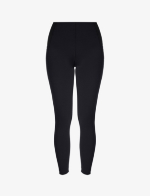 Shop Sweaty Betty Women's Black Power High-rise Stretch-jersey Workout Leggings