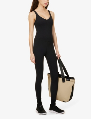 Lululemon Womens Black Align Slim-fit Stretch-jersey Unitard In Black