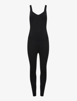 Lululemon Womens Black Align Slim-fit Stretch-jersey Unitard