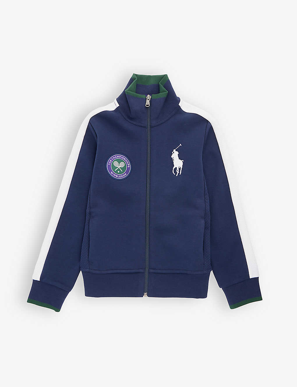 RALPH LAUREN - Wimbledon logo-embroidered recycled-polyester and