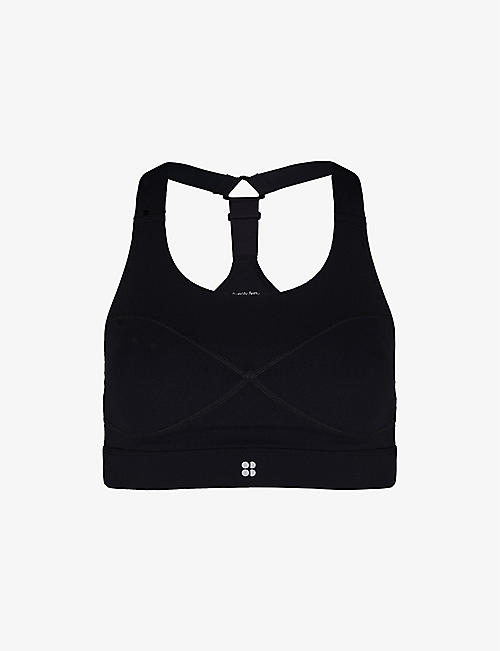 SWEATY BETTY: Power underwired stretch-woven sports bra