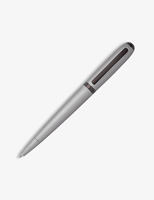 BOSS: Countour brushed-finish aluminium ballpoint pen