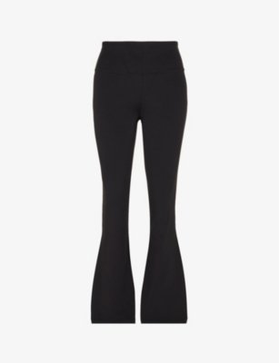 Lululemon Groove Super-high-rise Flared Pants Nulu In Black