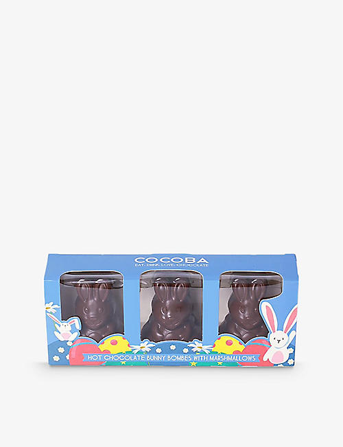 COCOBA：复活节兔子造型热巧克力炸弹（带棉花糖）150 克