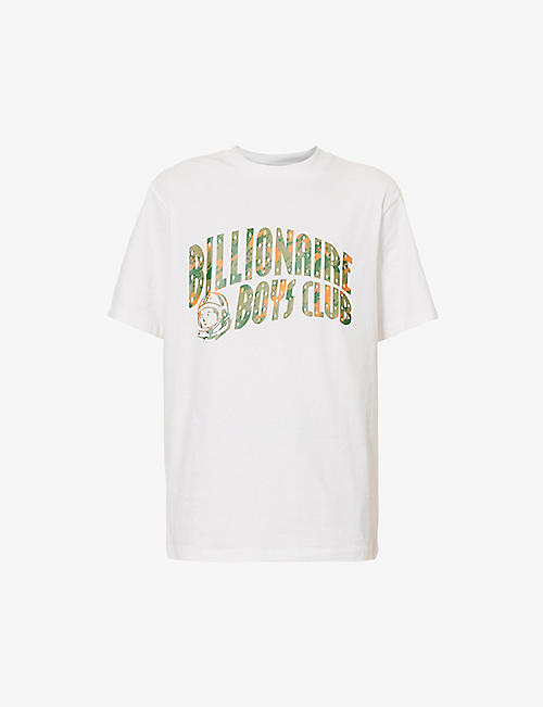 BILLIONAIRE BOYS CLUB: Camo Arch logo-print cotton-jersey T-shirt