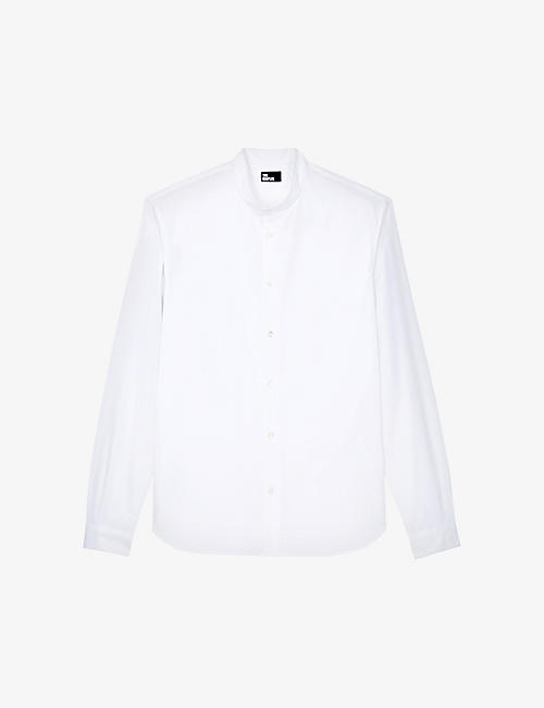 THE KOOPLES: High-collar slim-fit cotton shirt