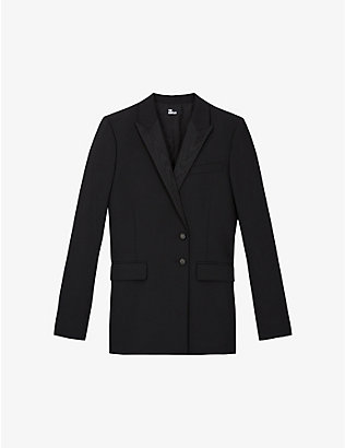 THE KOOPLES: Slim-fit single-breasted wool suit jacket