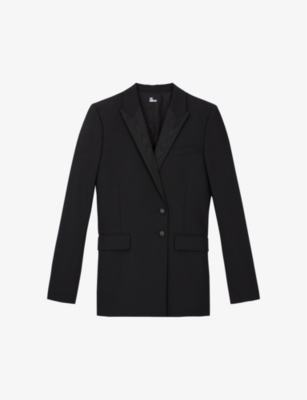 The Kooples Slim Fit Wool Suit Jacket In Bla01