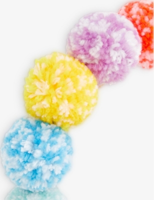 Meri Meri Rainbow Pompom Headband In Multi