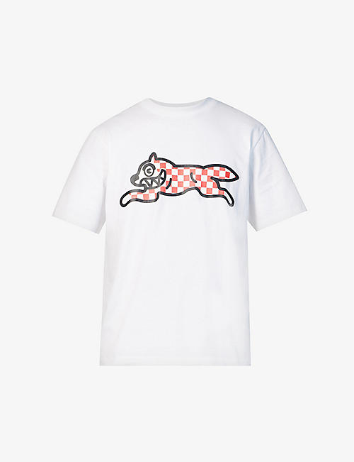 ICECREAM: Running Dog graphic-print cotton-jersey T-shirt