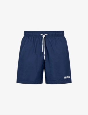 HUGO - Quick-dry patterned swim shorts