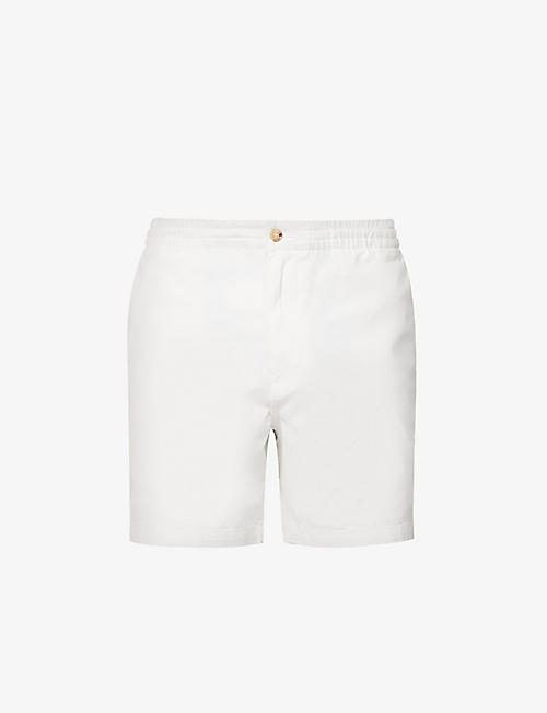 POLO RALPH LAUREN: Prepster logo-embroidered stretch-cotton shorts