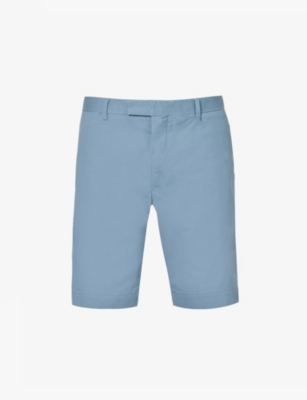 Polo Ralph Lauren Mens Anchor Blu Regularfit Stretchcotton Shorts