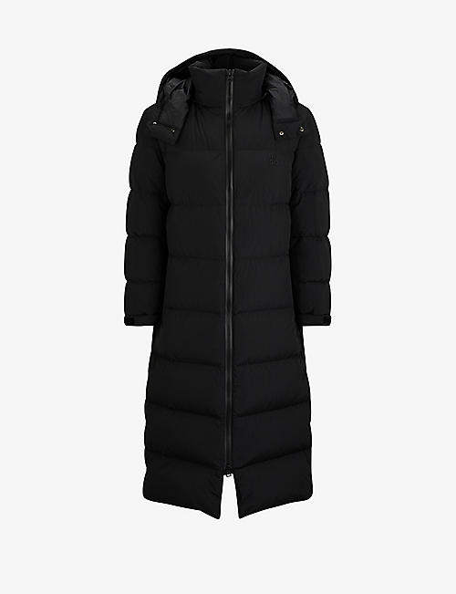 HUGO: Quilted hooded shell-down jacket