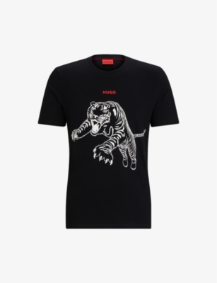 Hugo boss 2025 t shirts selfridges