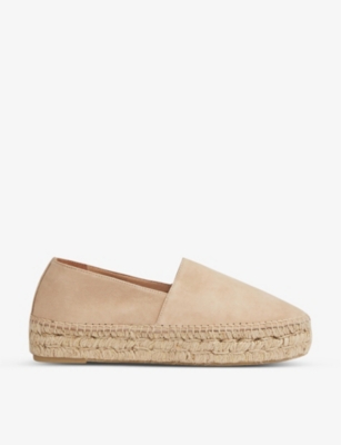 LK BENNETT: Taylor platform-sole suede espadrilles