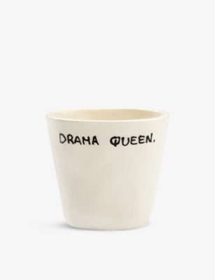 Anna + Nina Drama Queen Ceramic Espresso Cup 7.6cm