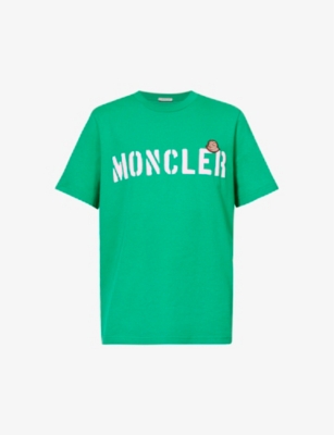 Logo detail cotton jersey t-shirt - Moncler - Men