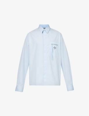 Fendi Ff Cotton Shirt In Sagittarius