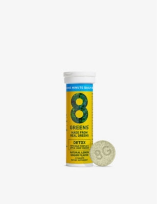 8GREENS: Detox effervescent greens supplement 10 tablets