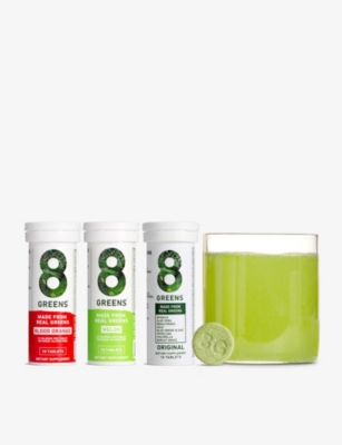 8GREENS: Effervescent greens variety pack of three